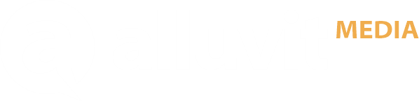 Alluvit Media Logo (white)